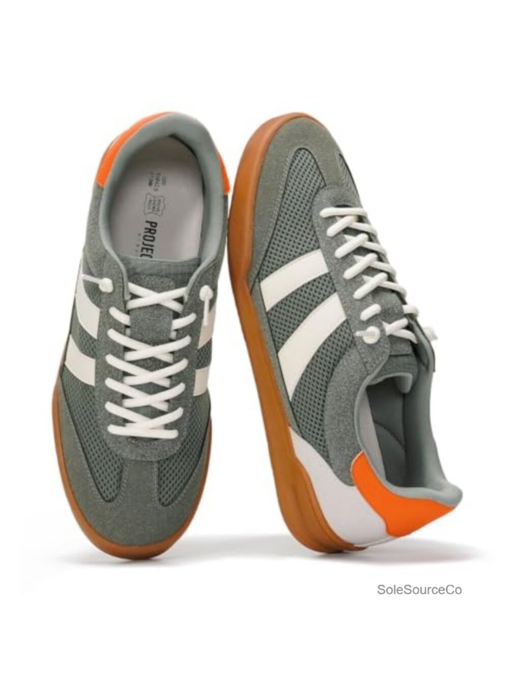 Project Cloud Men's Genuine Leather Slip-On Casual Sneakers